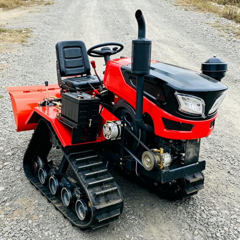 Agriculture Farming Equipments - Customized Hot-selling Mini Tracked Rotary Tractor,