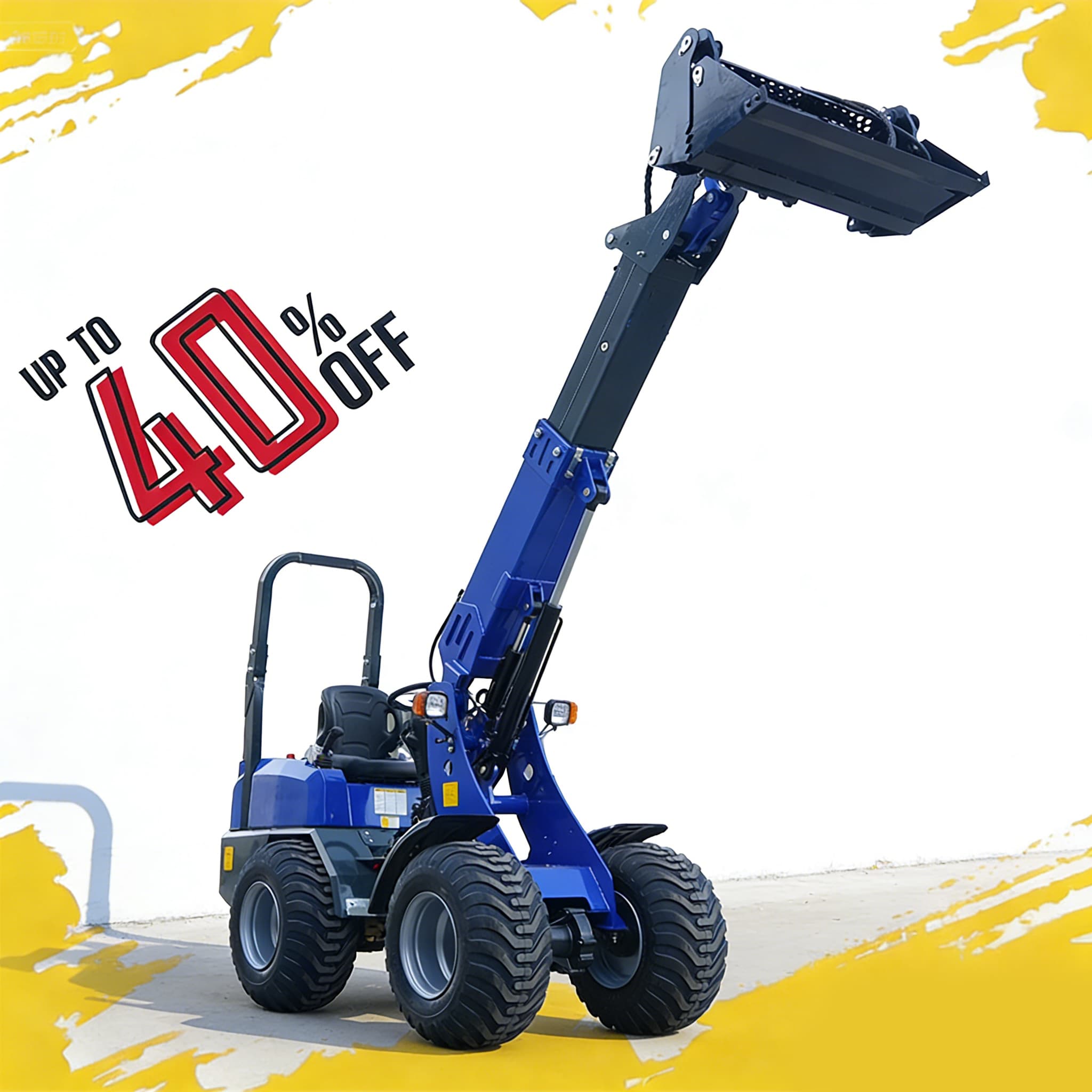 Agriculture Farming Working - High Performance 4x4 Mini Wheel Loader