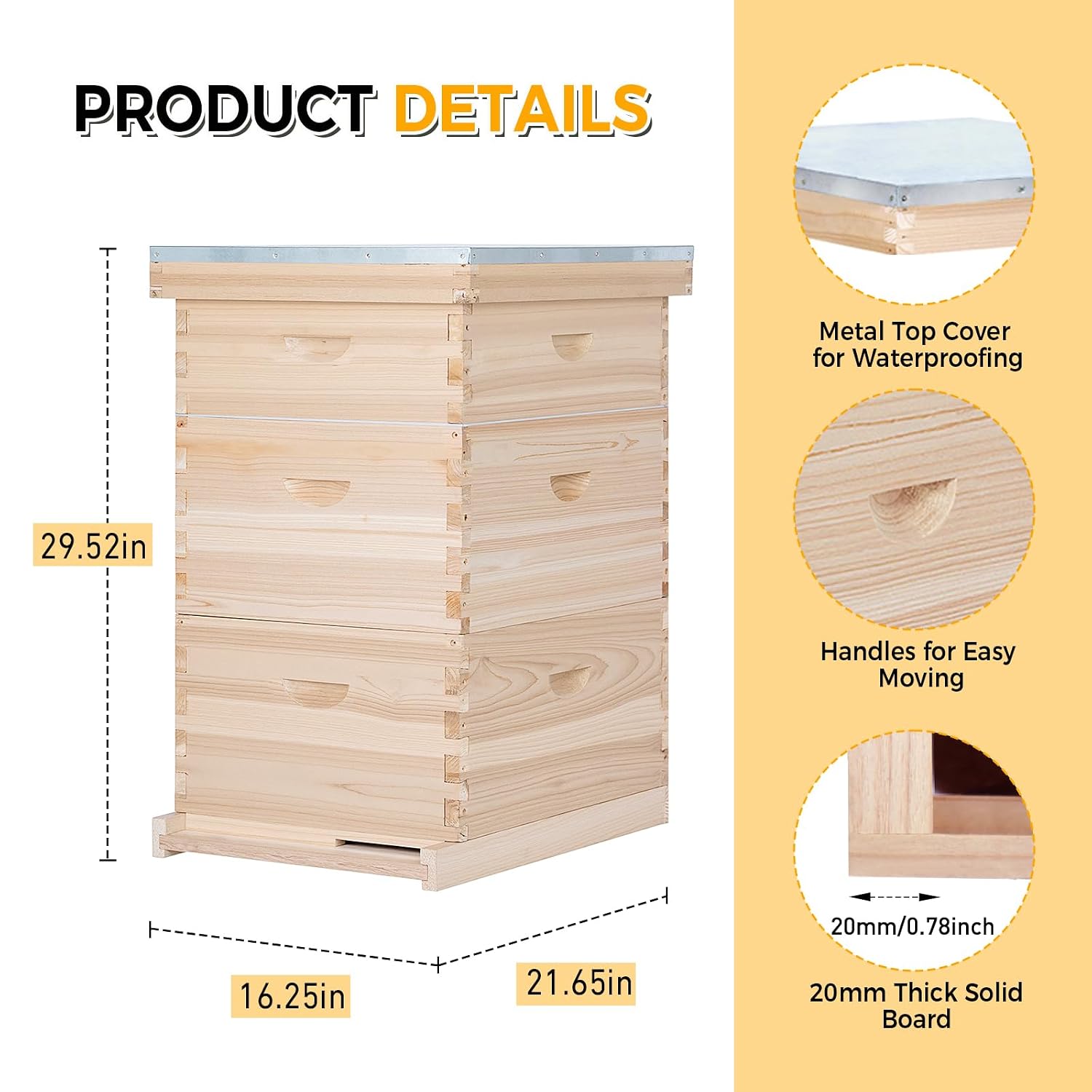 10-Frame Complete Bee Hives an - Beehive Frame Wax review and price