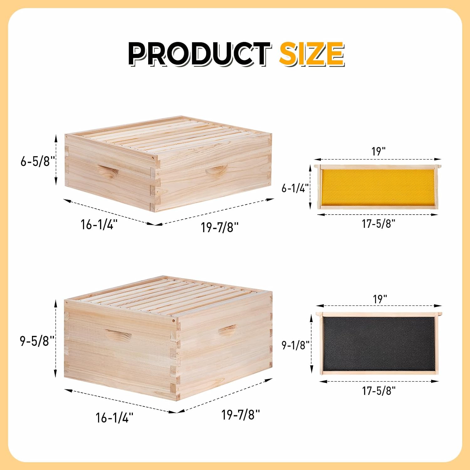 10-Frame Complete Bee Hives an - Beehive Frame Wax review and price