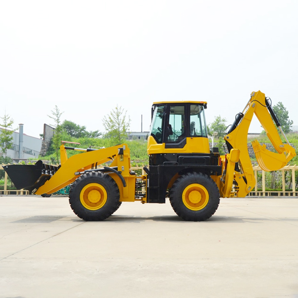 4WD Backhoe Loader Tractor Hyd - Agriculture Farming Working review and price