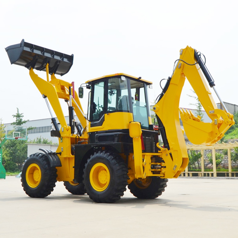 4WD Backhoe Loader Tractor Hyd - Agriculture Farming Working review and price