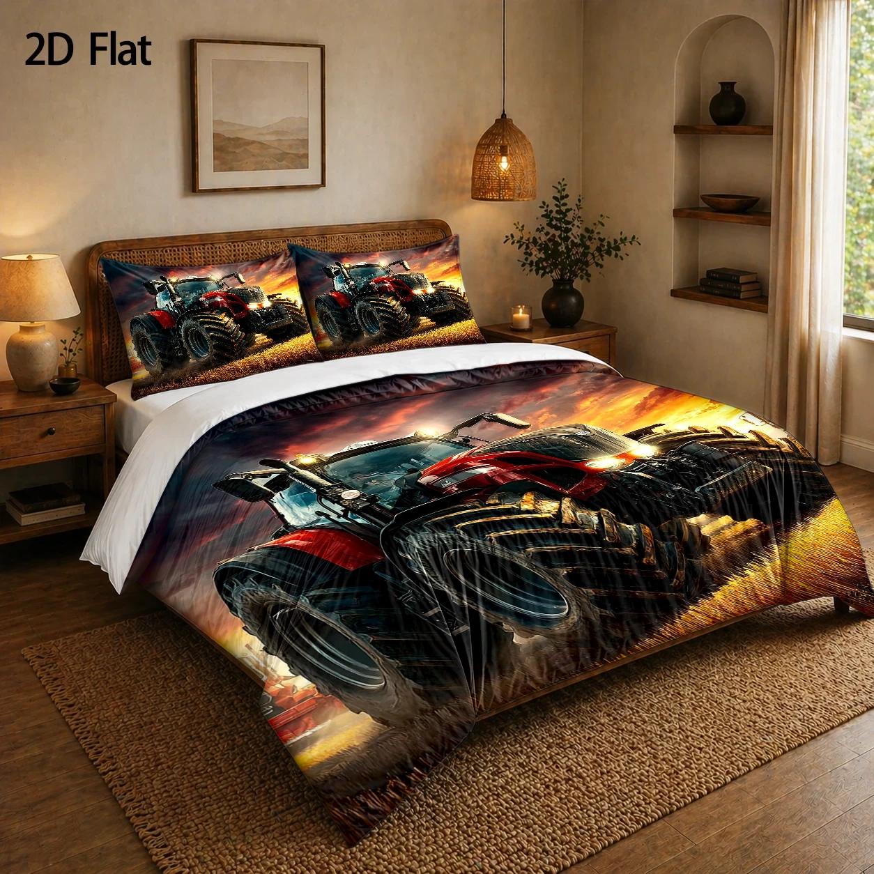 3-Piece Quilt Cover Set, 1 Qui - Agriculture Farming Cartoon review and price