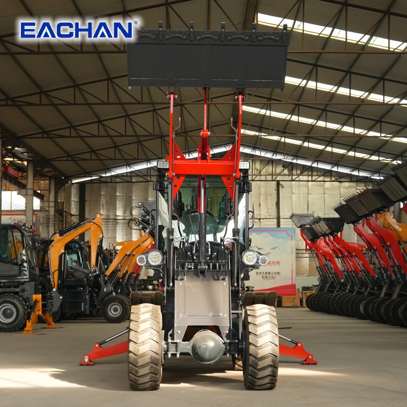 4WD Hydraulic Wheel Backhoe Lo - Agriculture Farming Working review and price