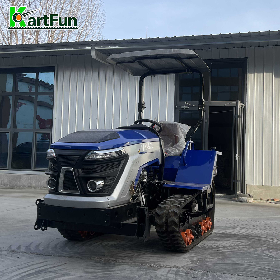 Agricultural Crawler Tractor 5 - Agriculture Farming Working review and price