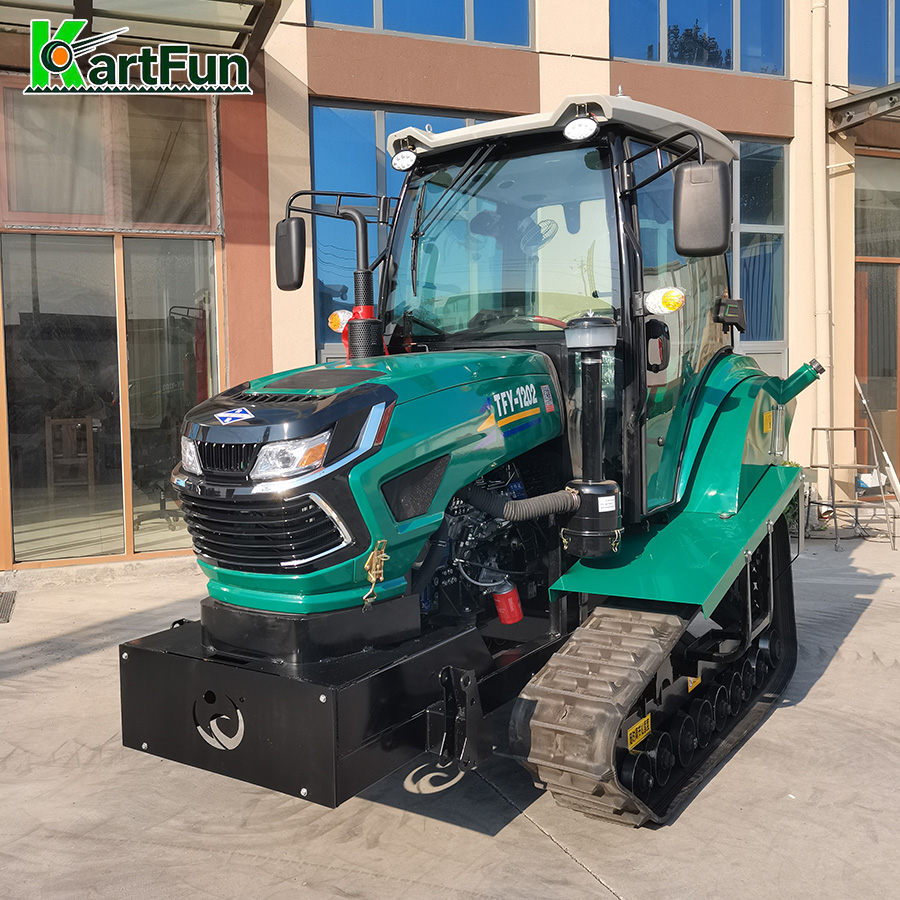 Agricultural Crawler Tractor 5 - Agriculture Farming Working review and price