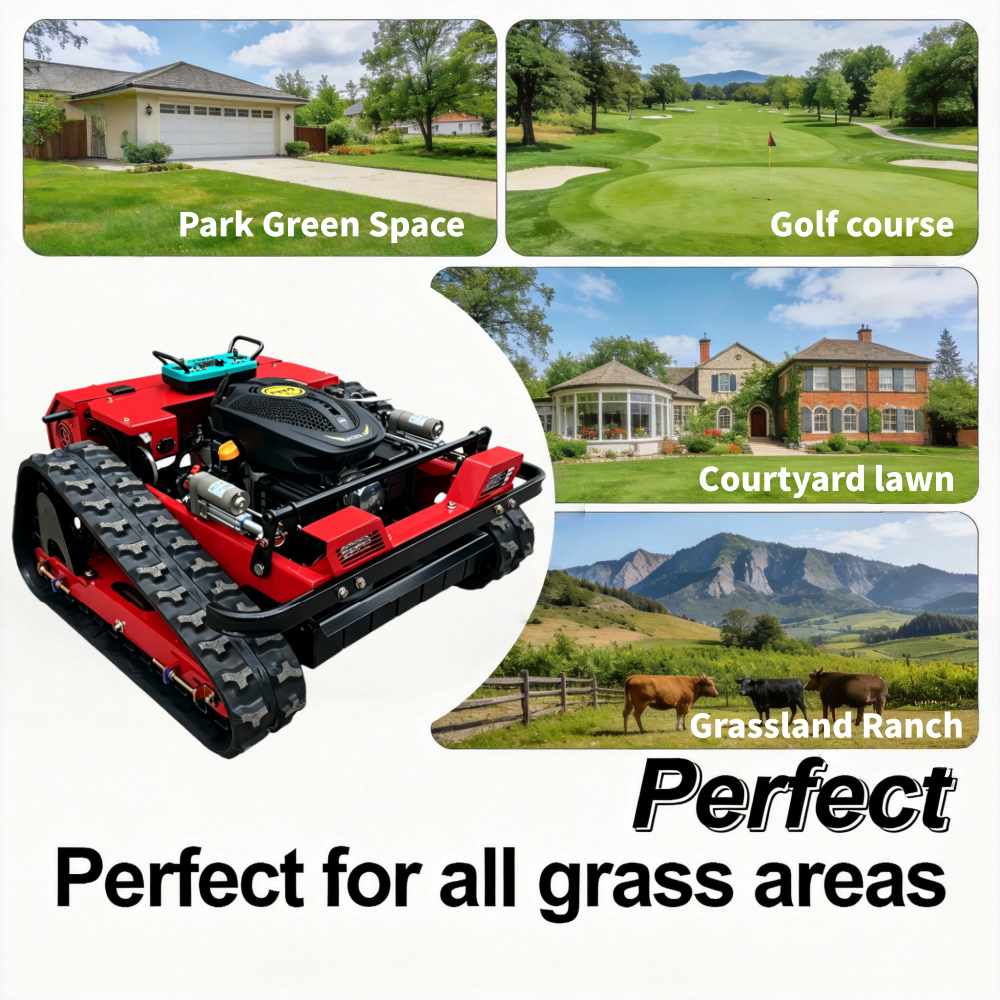Small Tracked Lawn Mower 1000m - Farming Zero review and price