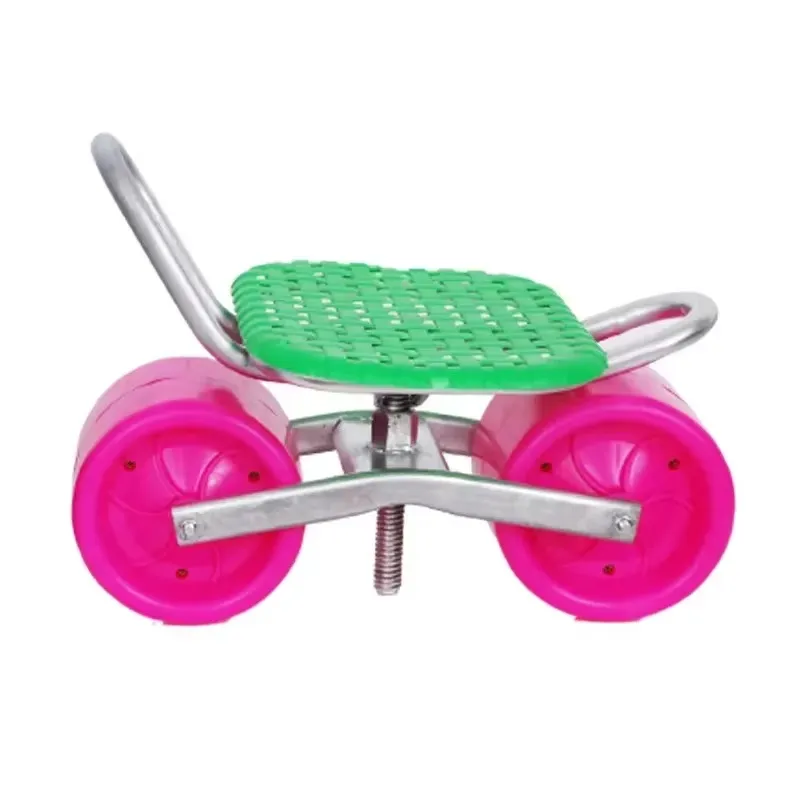 Adjustable Height Rolling Stoo - Agriculture Farming Working review and price