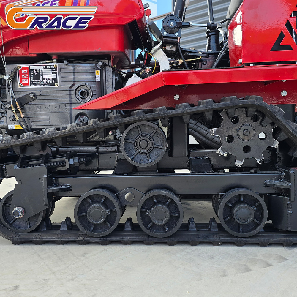 Multifunctional Crawler Tracto - Agriculture Farming Working review and price