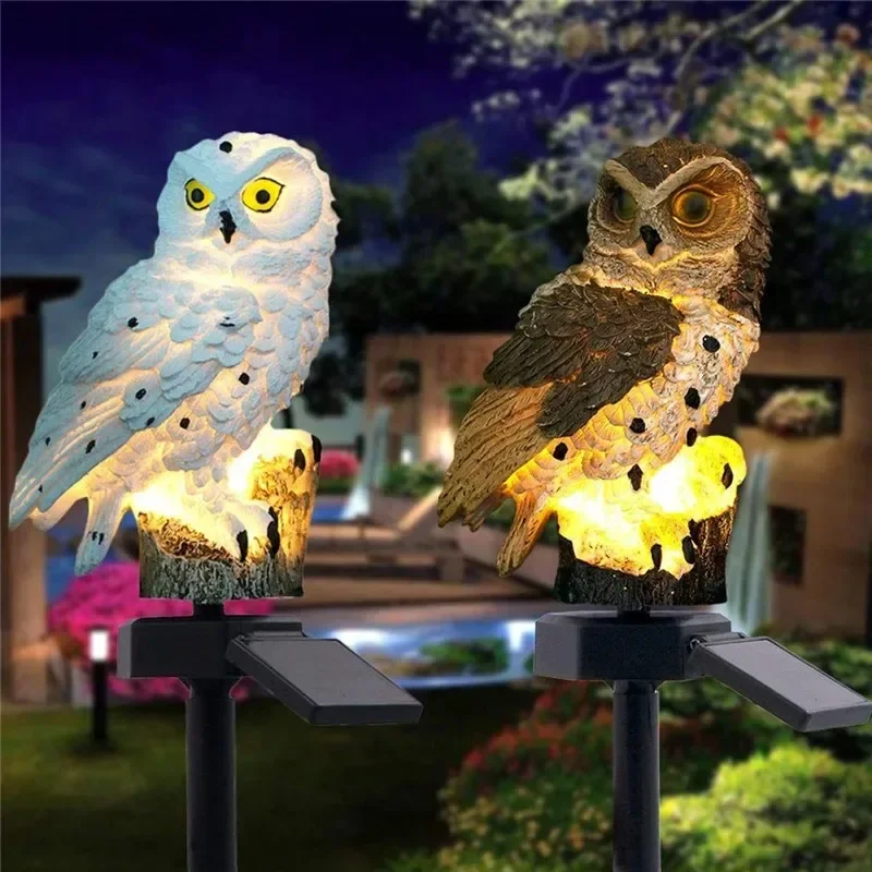 Solar Owl Statue Garden Light  - Farming For Agriculture review and price