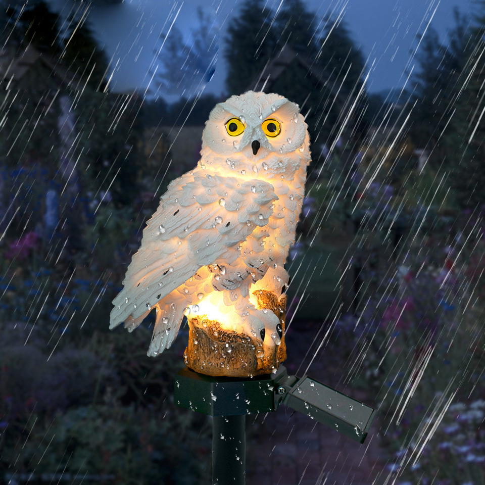 Solar Owl Statue Garden Light  - Farming For Agriculture review and price