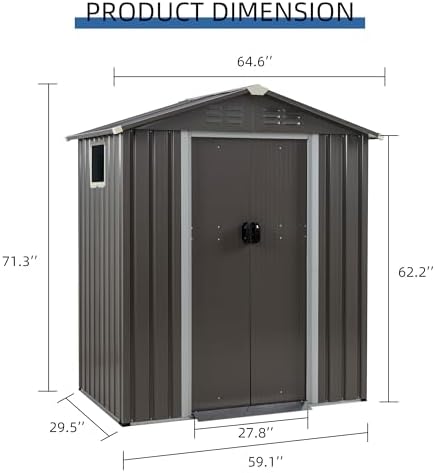 JY QAQA 5x3 FT Metal Outdoor G - Farming For Agriculture review and price