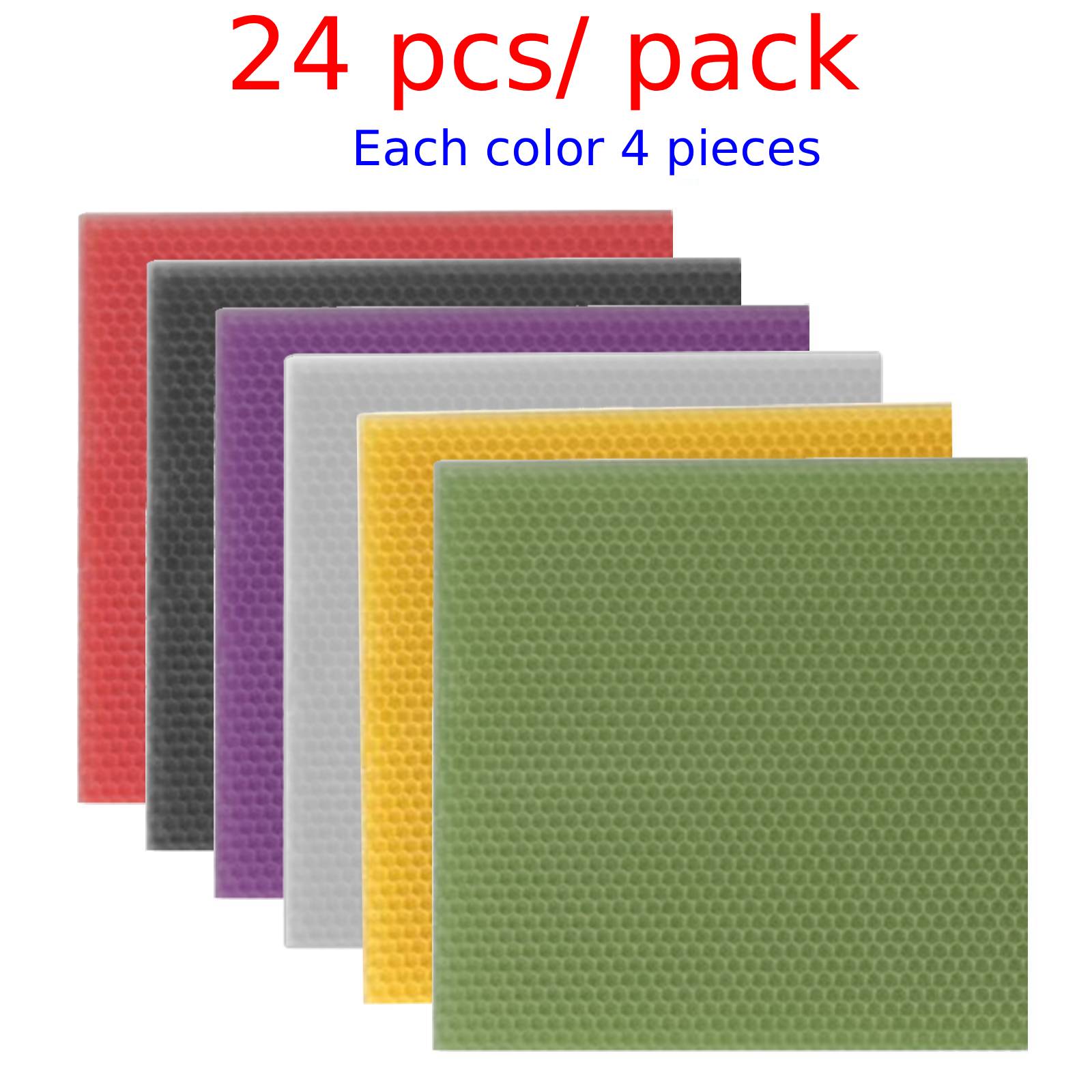 24 Pieces Colorful Honeycomb W - Beehive Frame Wax review and price