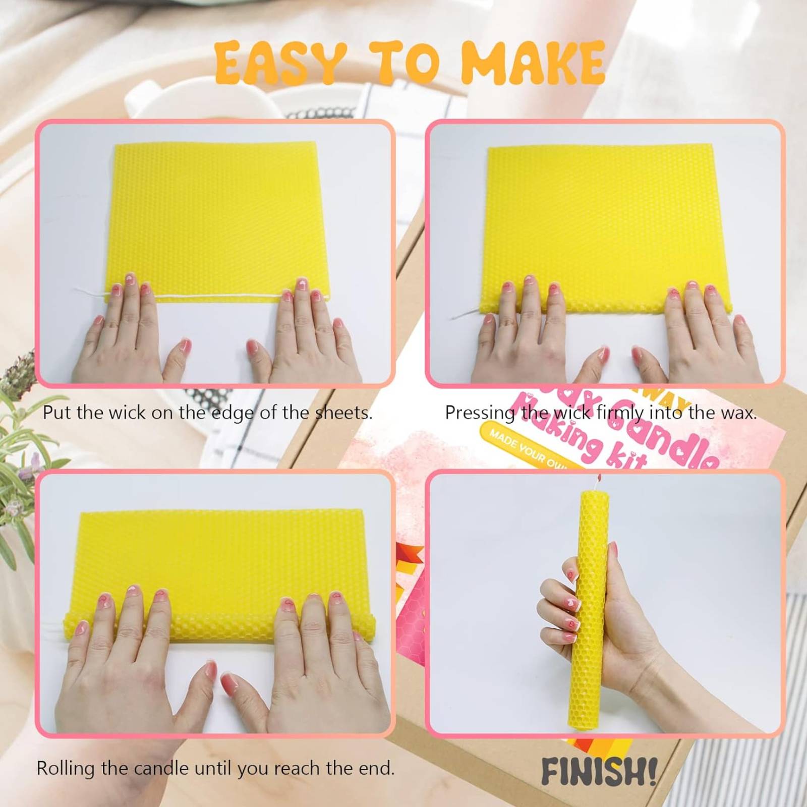 24 Pieces Colorful Honeycomb W - Beehive Frame Wax review and price