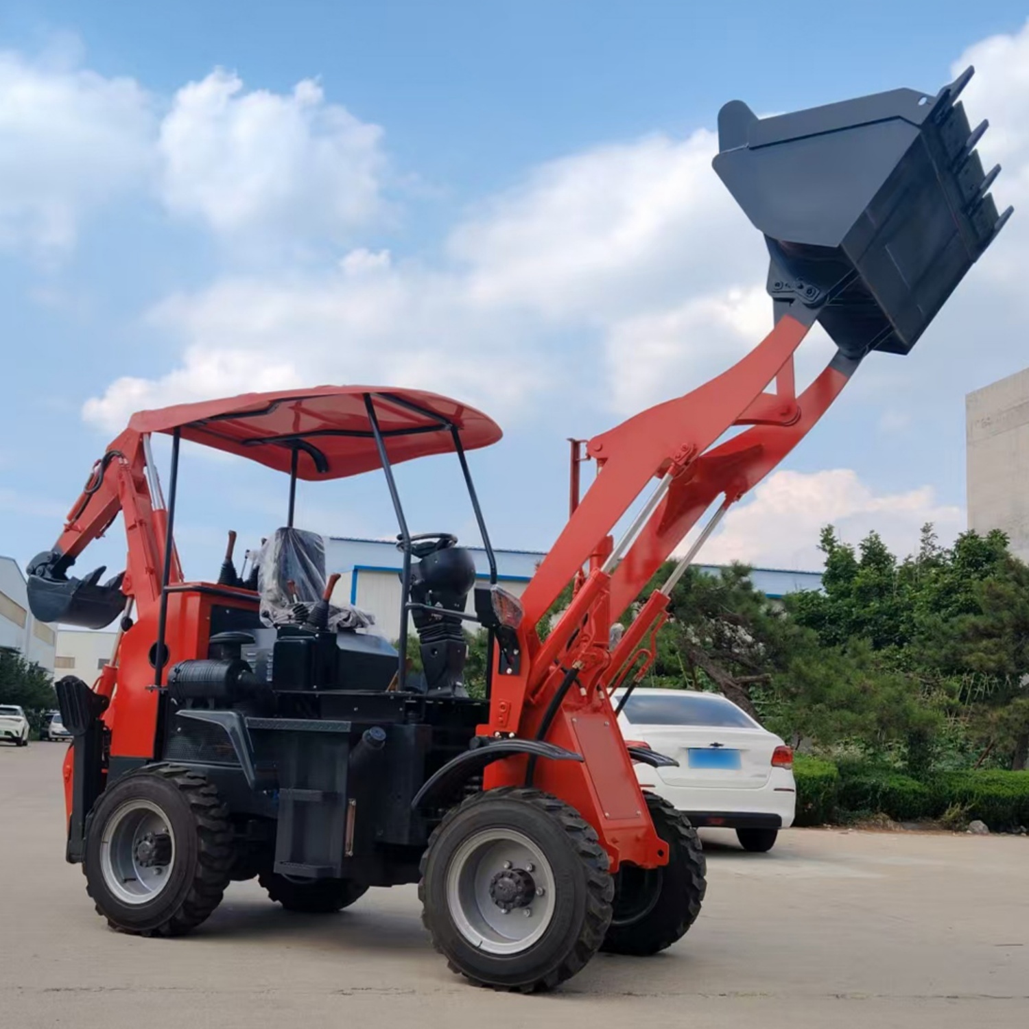 Free Shipping 4WD Backhoe Load - Agriculture Farming Working review and price